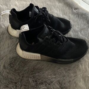 Adidas White and Black Ombre shoes